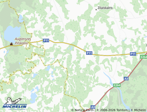 Mapa MICHELIN Baldieši - ViaMichelin