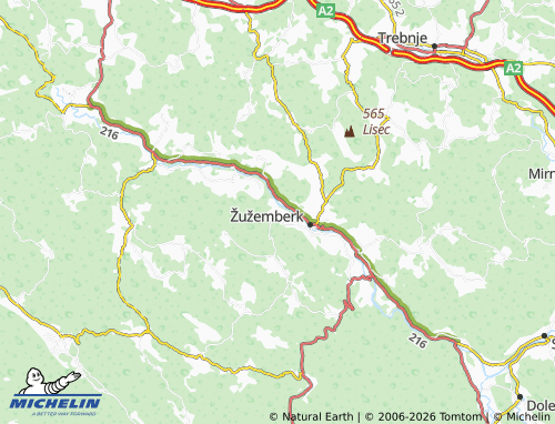 Mappa MICHELIN Budganja vas - ViaMichelin