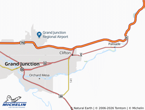 Mappa MICHELIN Clifton - ViaMichelin