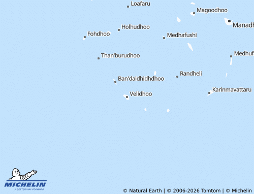 Mappa MICHELIN Velidhoo - ViaMichelin