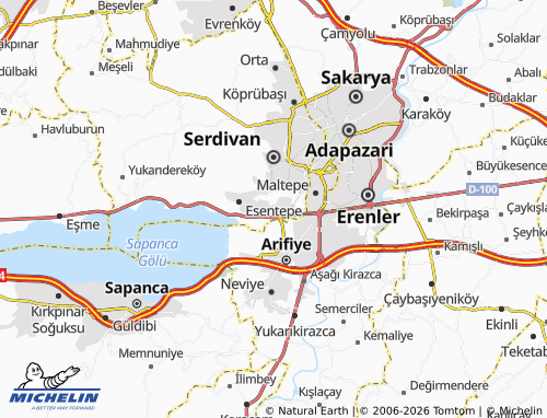 MICHELIN Beşköprü map - ViaMichelin