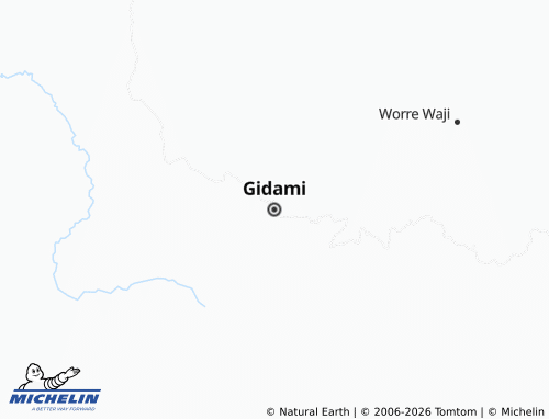 MICHELIN Gidami map - ViaMichelin