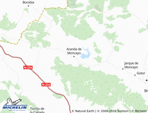 MICHELIN Aranda de Moncayo map - ViaMichelin