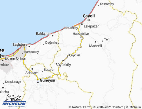 MICHELIN Yeşilköy map - ViaMichelin