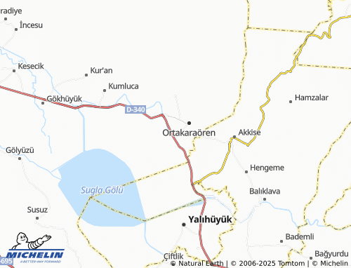 MICHELIN Aşağıkaraören map - ViaMichelin