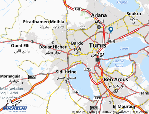 Mappa MICHELIN al-Hada'iq - ViaMichelin