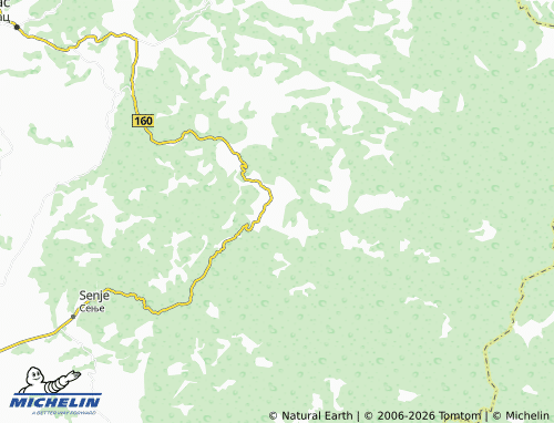 Mapa MICHELIN Ravna Reka - ViaMichelin