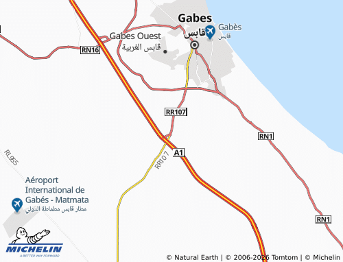 Carte MICHELIN El Mdou - ViaMichelin