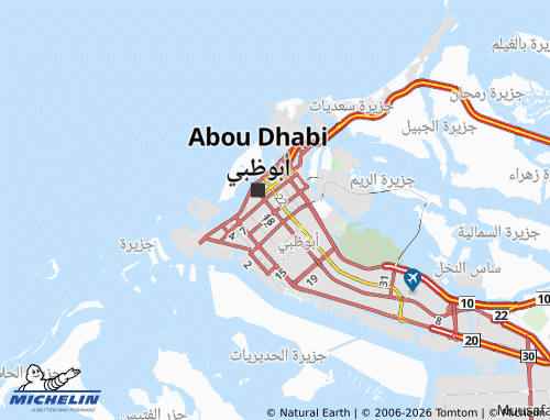 MICHELIN Madinat Zayed 14 map - ViaMichelin