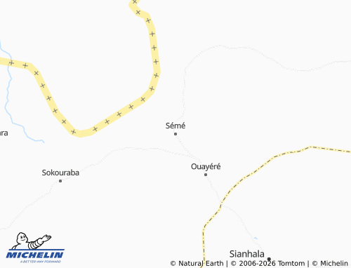 MICHELIN-Landkarte Sémé - ViaMichelin