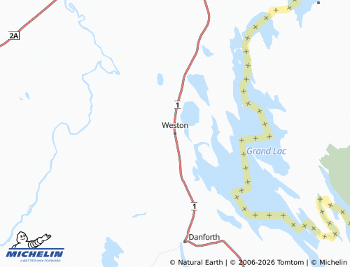 Kaart MICHELIN Weston - ViaMichelin