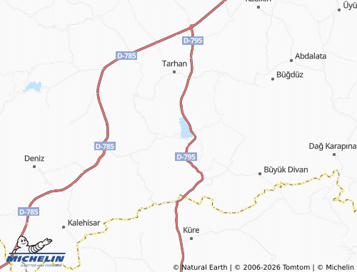 MICHELIN Babaoğlu map - ViaMichelin