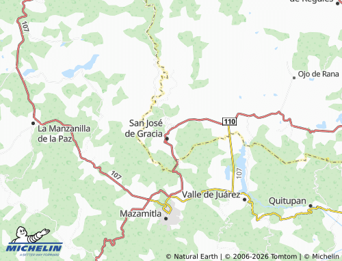 Mappa MICHELIN Lomas de San José - ViaMichelin