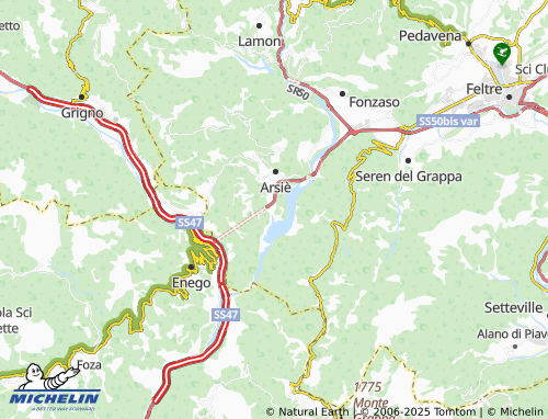 Carte MICHELIN Villaggio Nuovo - ViaMichelin