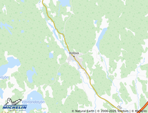 Carte MICHELIN Kolsva - ViaMichelin