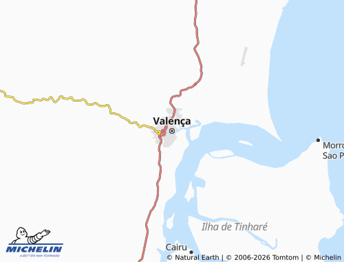 Mapa MICHELIN Valença - ViaMichelin