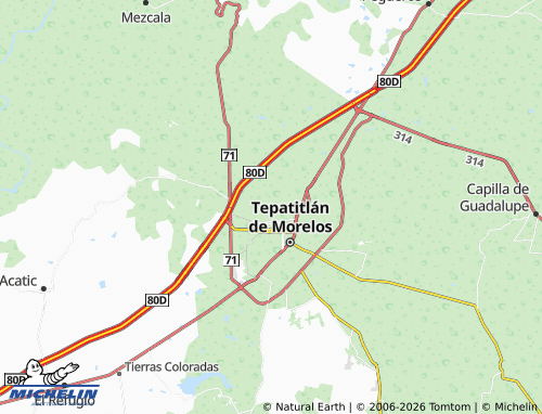 Mappa MICHELIN Paseo de Los Viveros - ViaMichelin