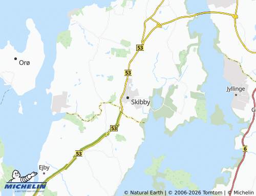 Mappa MICHELIN Skibby - ViaMichelin