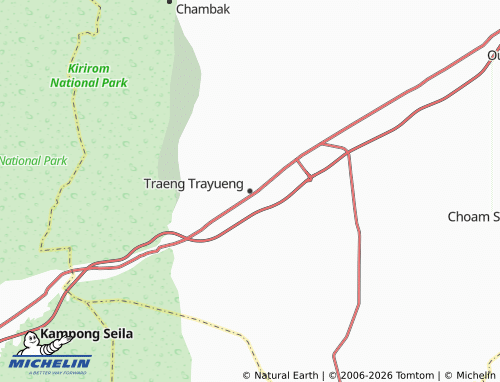 Mapa MICHELIN Traeng Trayueng - ViaMichelin