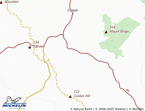 MICHELIN Thornville map - ViaMichelin