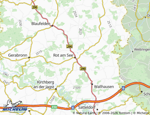 MICHELIN Rot am See map - ViaMichelin