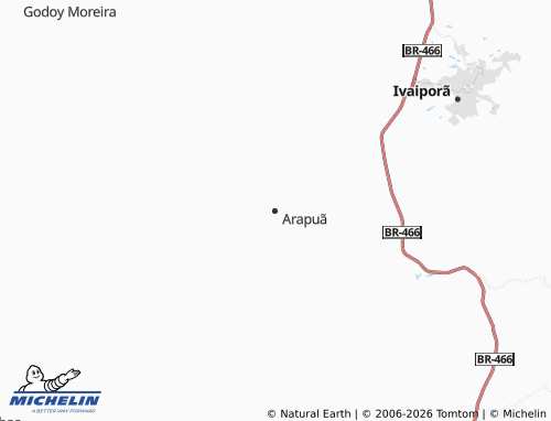 Carte MICHELIN Arapuã - ViaMichelin