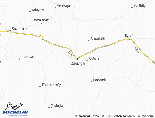 Mappa MICHELIN Davulga - ViaMichelin