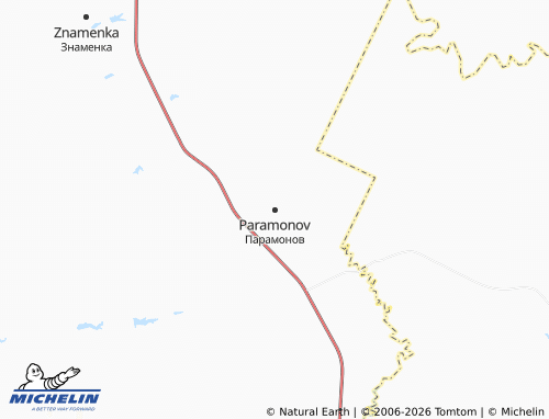 MICHELIN-Landkarte Paramonov - ViaMichelin