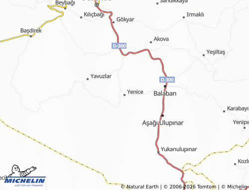 Mappa MICHELIN Yenice - ViaMichelin