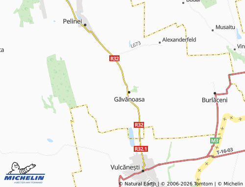 MICHELIN Nicolaevca map - ViaMichelin