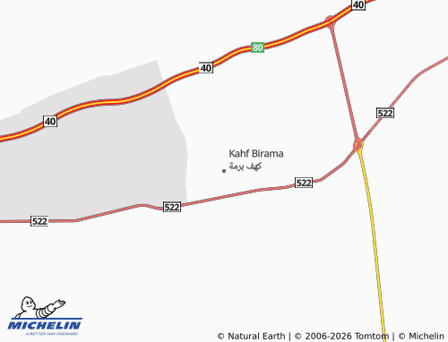 MICHELIN-Landkarte Kahf Birama - ViaMichelin