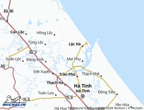 Mapa MICHELIN Thạch Mỹ - ViaMichelin