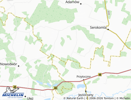 MICHELIN-Landkarte Budziska - ViaMichelin