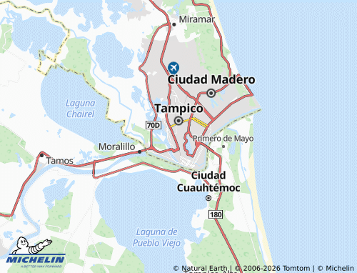 Kaart MICHELIN Benito Juárez - ViaMichelin
