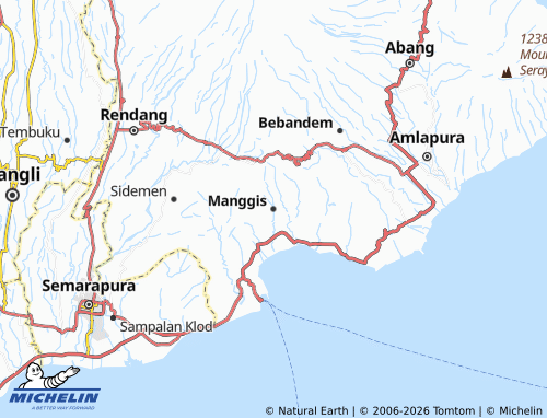 Mapa MICHELIN Manggis - ViaMichelin