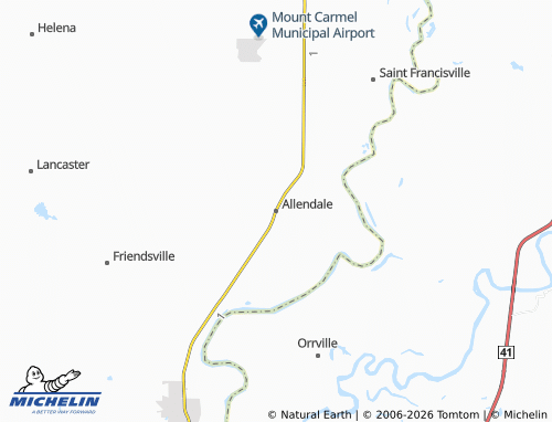 Mappa MICHELIN Allendale - ViaMichelin