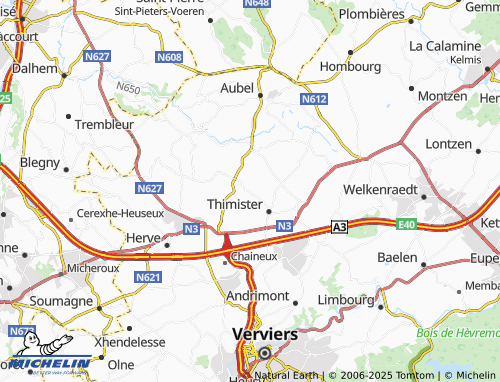 MICHELIN Befve map - ViaMichelin