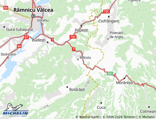 Carte MICHELIN Milcoiu - ViaMichelin