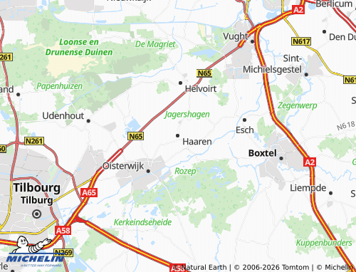MICHELIN Haaren map - ViaMichelin