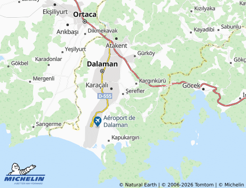 Mapa MICHELIN Şerefler - ViaMichelin