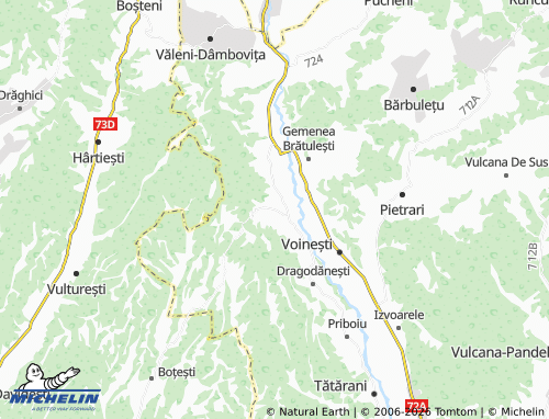 Mappa MICHELIN Cândești - ViaMichelin