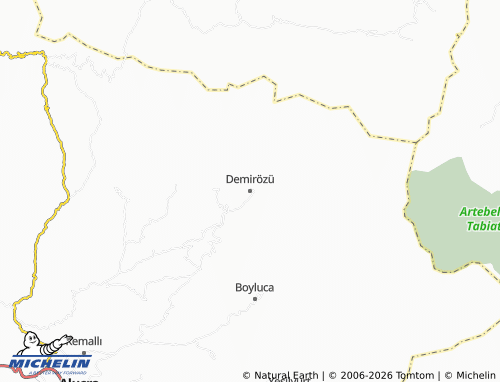 MICHELIN Demirözü map - ViaMichelin