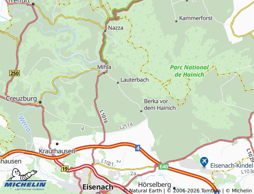 MICHELIN Bischofroda map - ViaMichelin