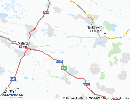 Carte MICHELIN Trytelnyky - ViaMichelin