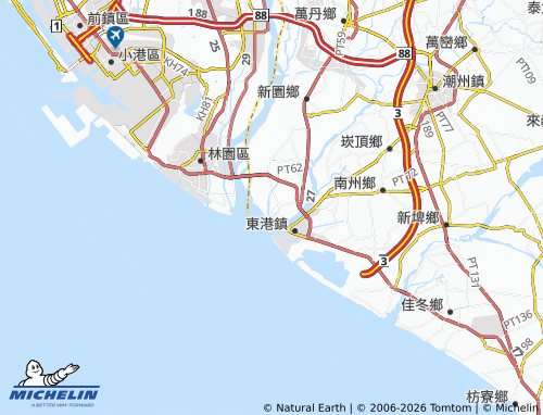 Mappa MICHELIN yan pu - ViaMichelin