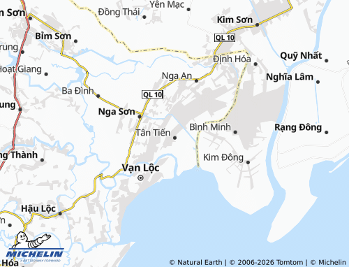 Mapa MICHELIN Nga Tân - ViaMichelin