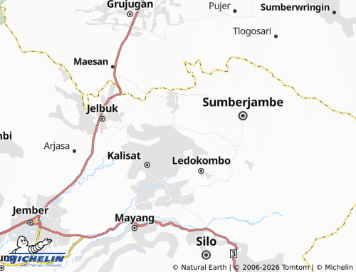 MICHELIN-Landkarte Sukorejo - ViaMichelin
