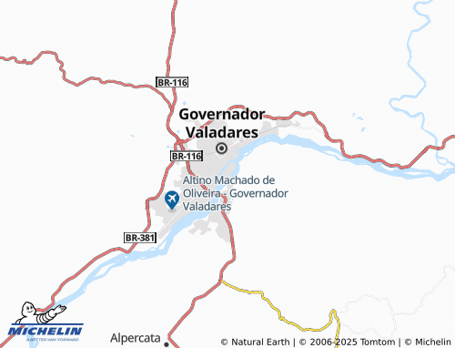 MICHELIN Ilha dos Araújos map - ViaMichelin