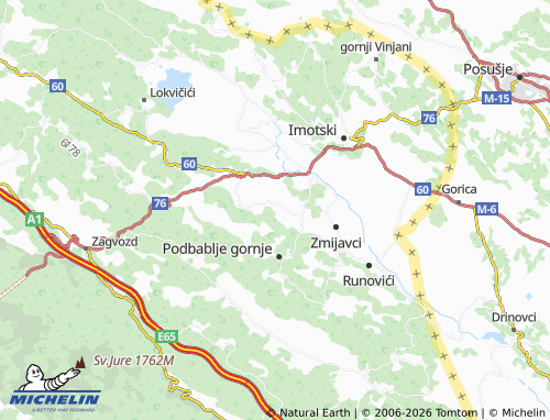 MICHELIN drum map - ViaMichelin