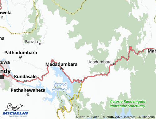 MICHELIN Katugoda map - ViaMichelin
